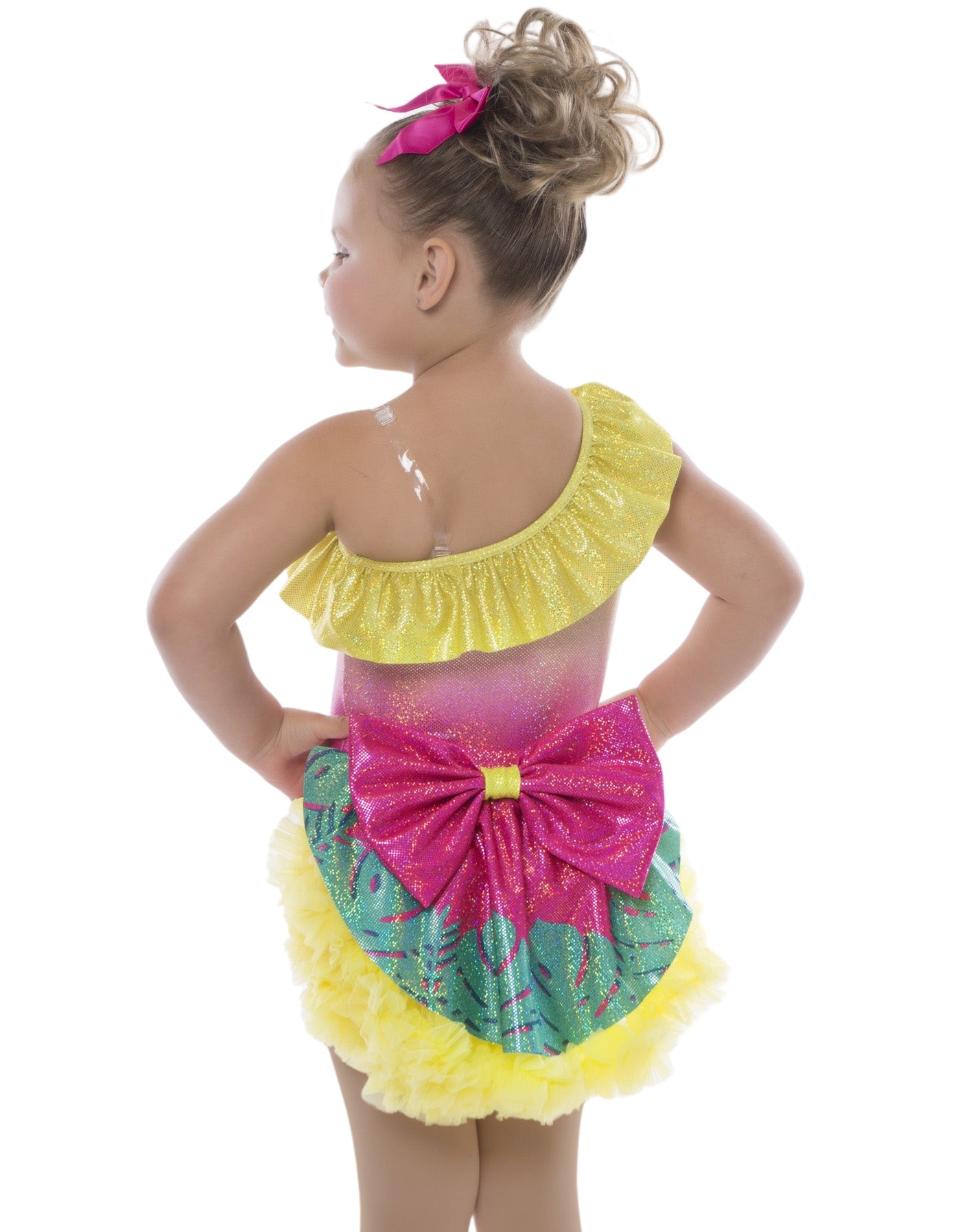 Gogo Flamingo Ombre Pettibustle with Top Skirt