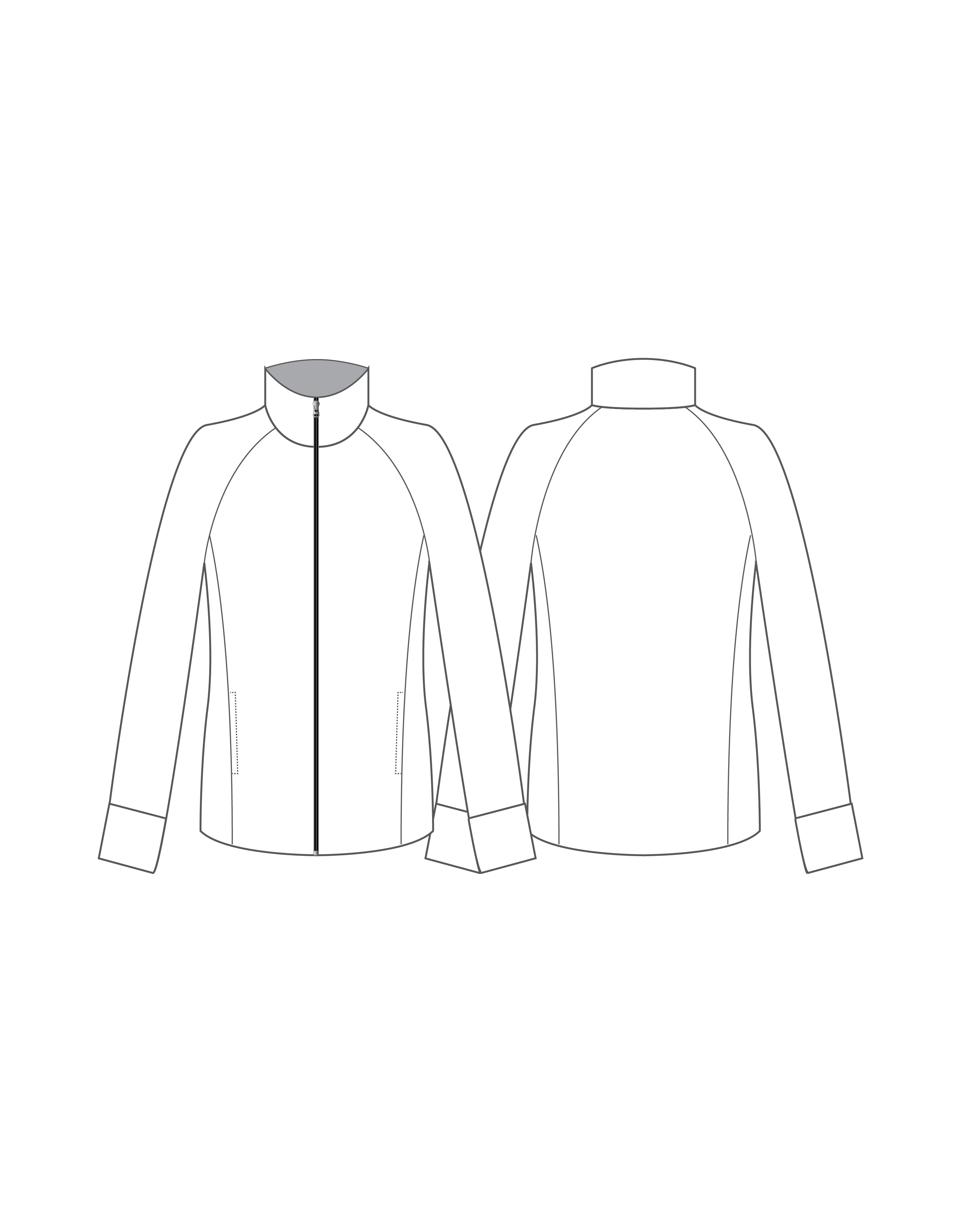 Custom Inked Yoga Jacket - Lycra