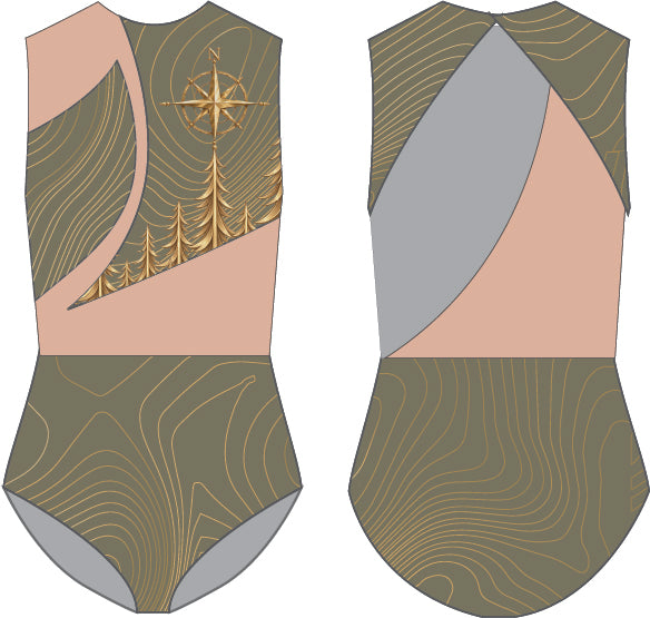 Custom North Home Embrace Sleeveless Leotard