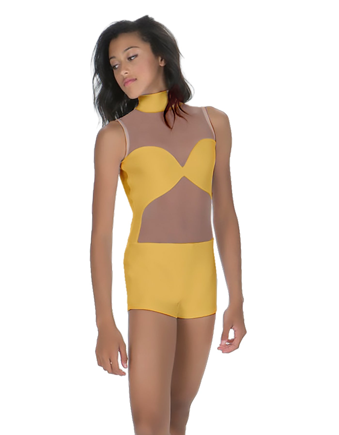 Solid Lycra Stay Biketard