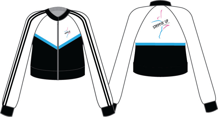 Steppin Up Dance Cropped Jockey Jacket Low Collar