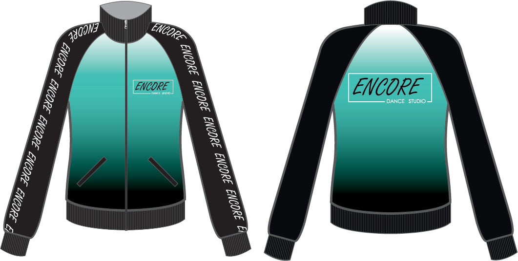 Encore Dance Studio Jockey Jacket with Pocket High Collar
