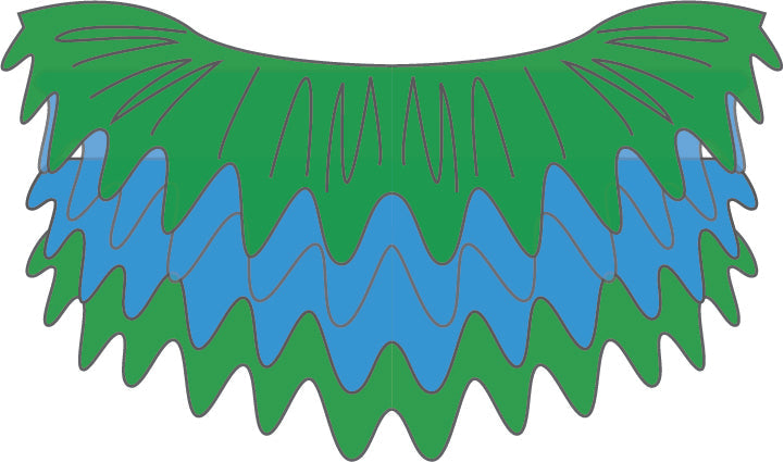 Shamrock - Peacock - Shamrock 3 Tone Bando Tutu