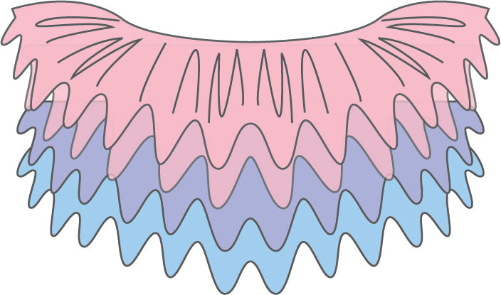 Pink - Lilac - Copen 3 Tone Bando Tutu