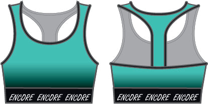 Encore Dance Studio Racer Back Crop Top