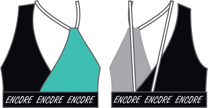 Encore Dance Studio Asymetric Bra