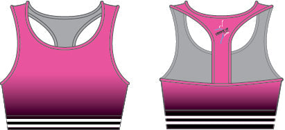 Steppin Up Dance Racer Back Crop Top