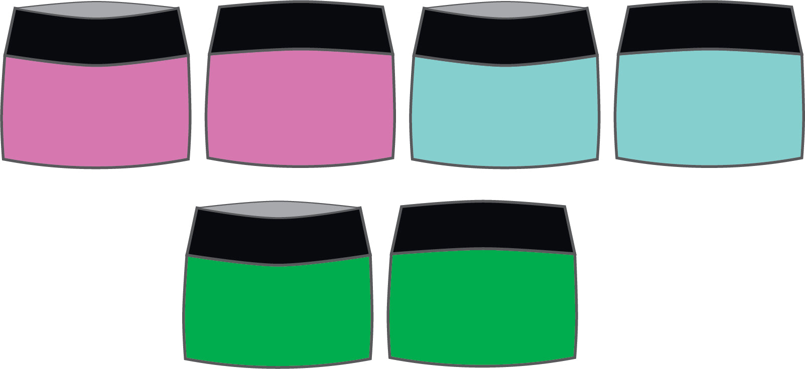 Custom Puff Girls Cheer Skort