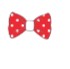 Custom Surfs Up Red and White Bum Bow