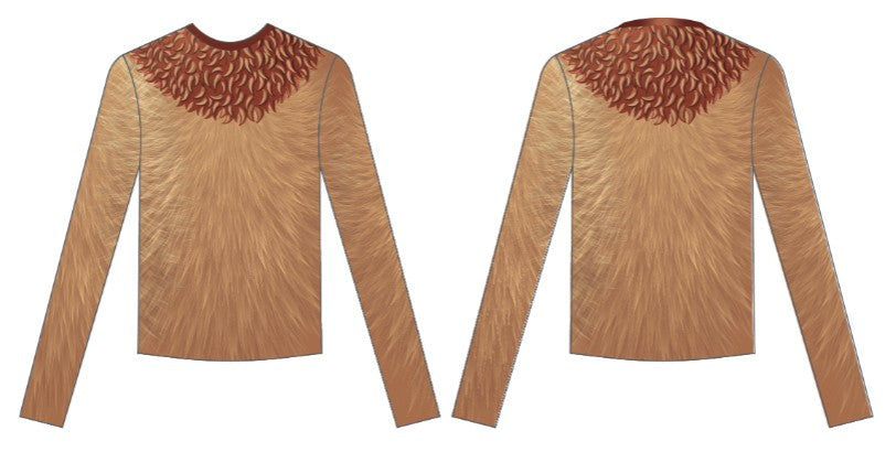 Cowardly Lion LS Boys Shirt