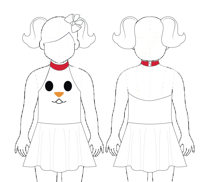 Nightmare - ZERO Halter Collar Dress