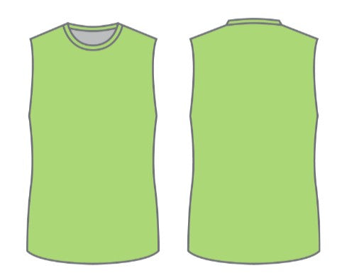 Solid Mesh Sleeveless Boys Tank