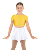 Solid Lycra Cap Sleeve Crop Top