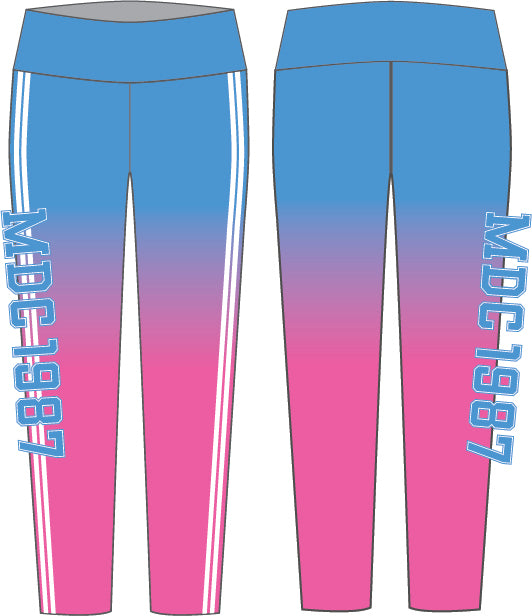 Mickis Dance Connection Capri Yoga Leggings