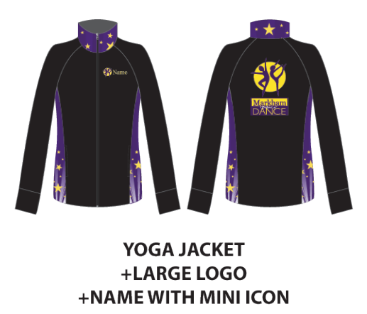 Markham School Of Dance Popcolour Yoga Jacket