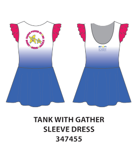 Custom Power Stars Tank with Gather Sleeve Dress