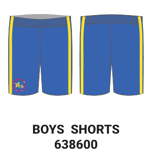 Custom Power Stars Boys Lycra Shorts