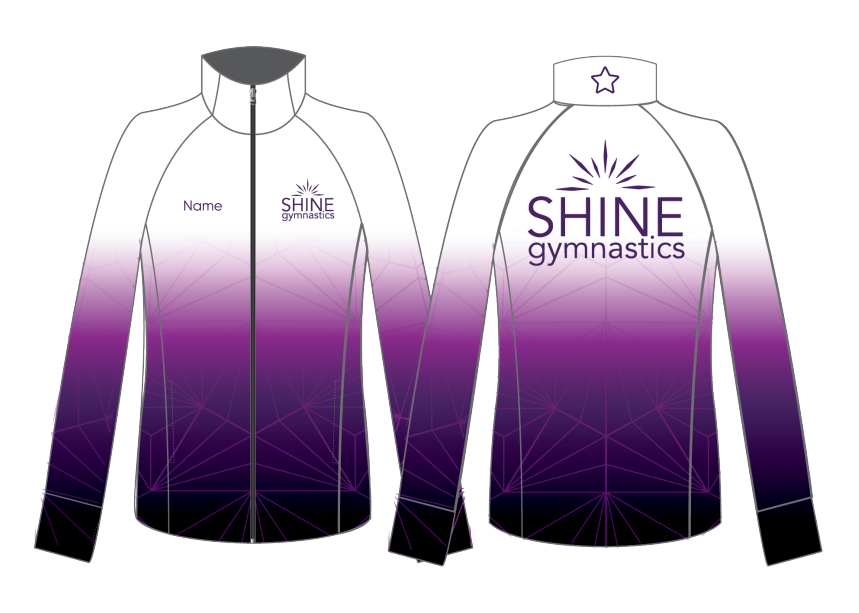 Shining Star Athletics Ombre Yoga Jacket