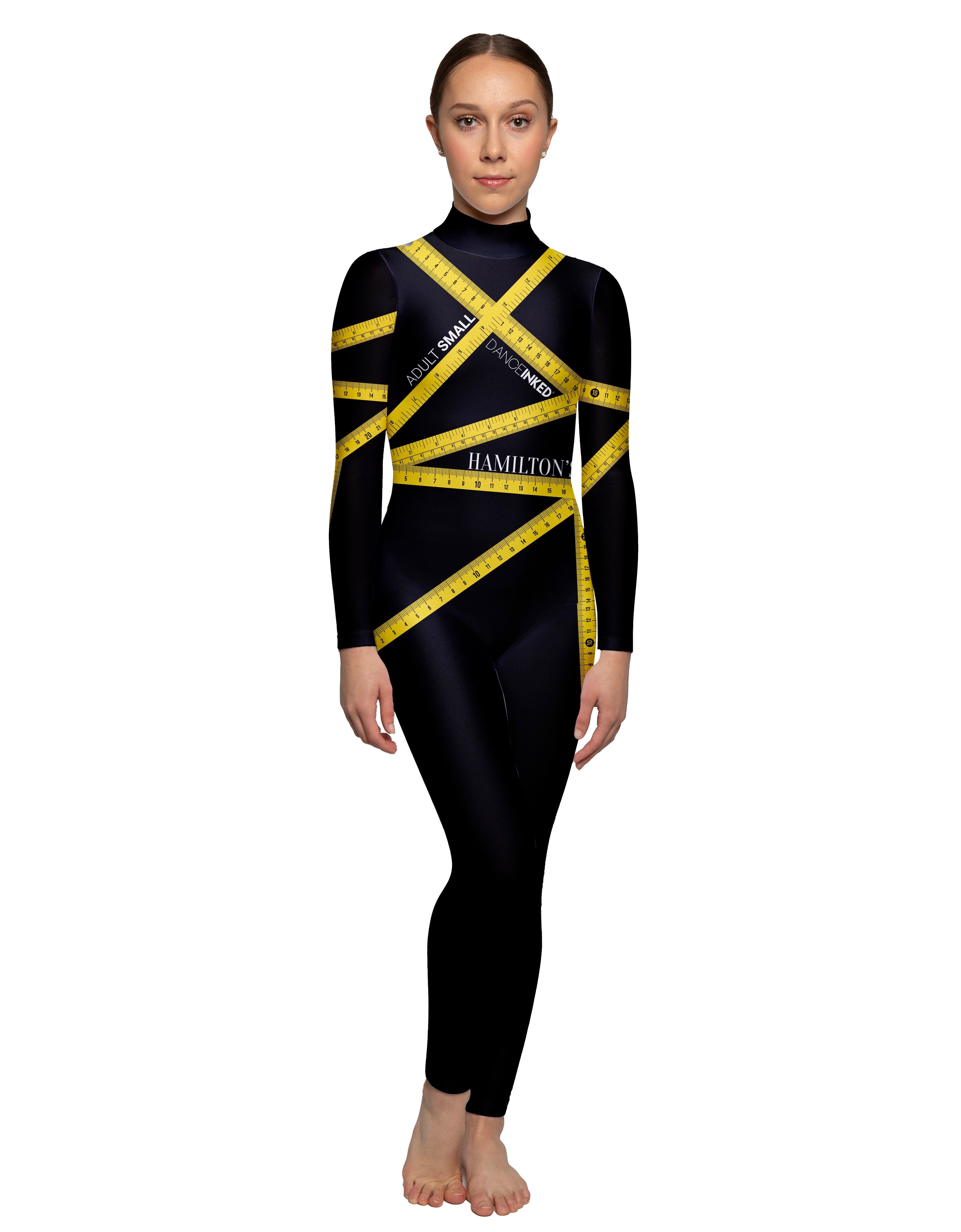 LS Tneck Keyhole Back Unitard Sizing Kit (CM, CL, CXL)