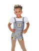 You Are My Sunshine Sunflower Puff Sleeve Biketard