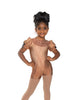 Cowardly Lion Puff Sleeve Biketard