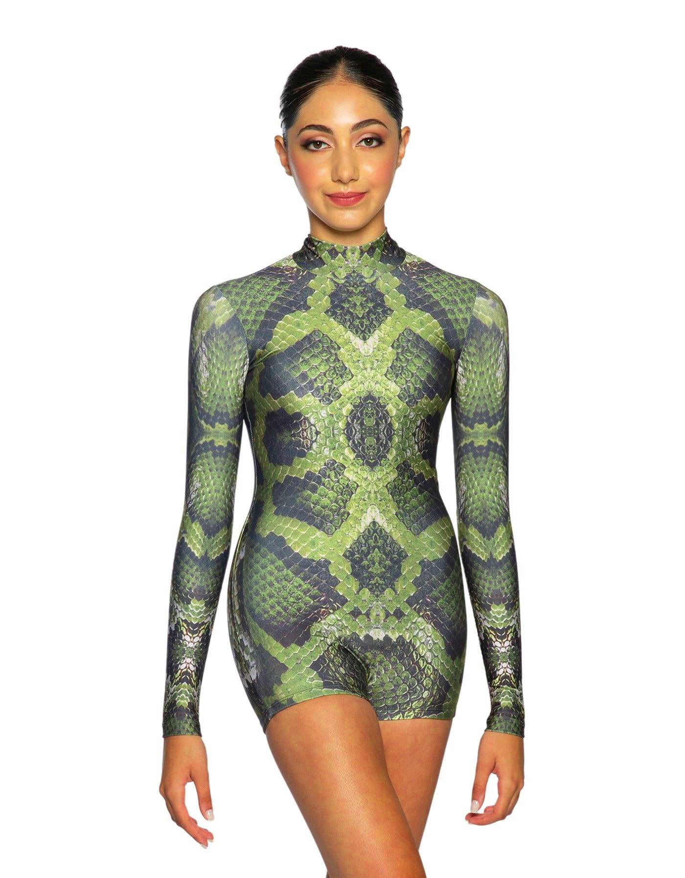 Snake Long Sleeve Biketard