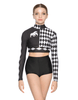 Jester LS Tneck Triangle Back Crop Top - Hamilton Theatrical