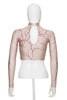 Veins Nude Long Sleeve Crop Top - Hamilton Theatrical