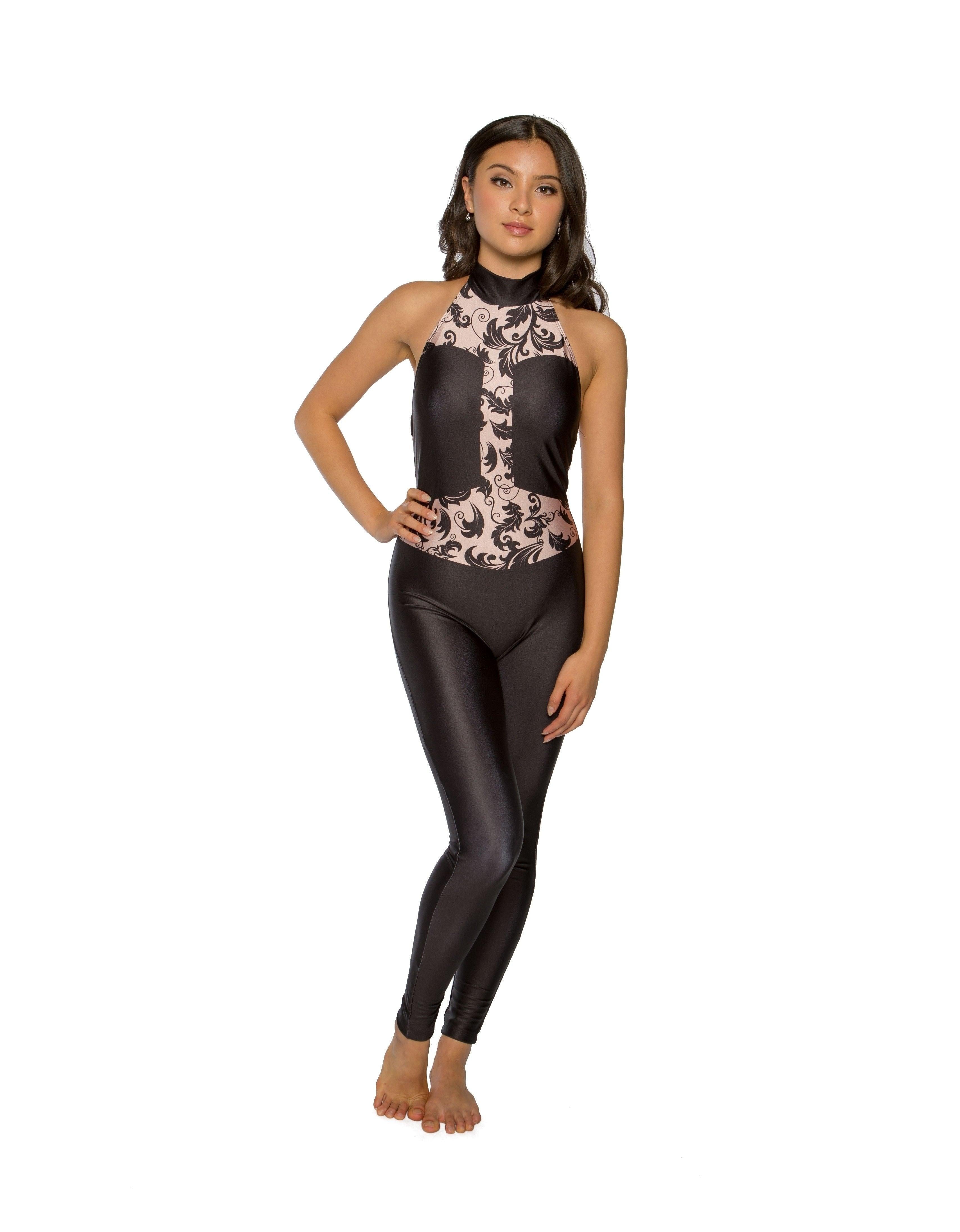 Silk Halter Unitard - Hamilton Theatrical