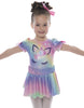 Unicorn Ballet Rainbow Sleep Eyes Top Skirt