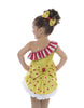 Banana Smoothie Jazz Solid Pettibustle with Top Skirt