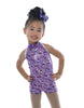 Showtime Jazz Fancy Halter Collar Biketard