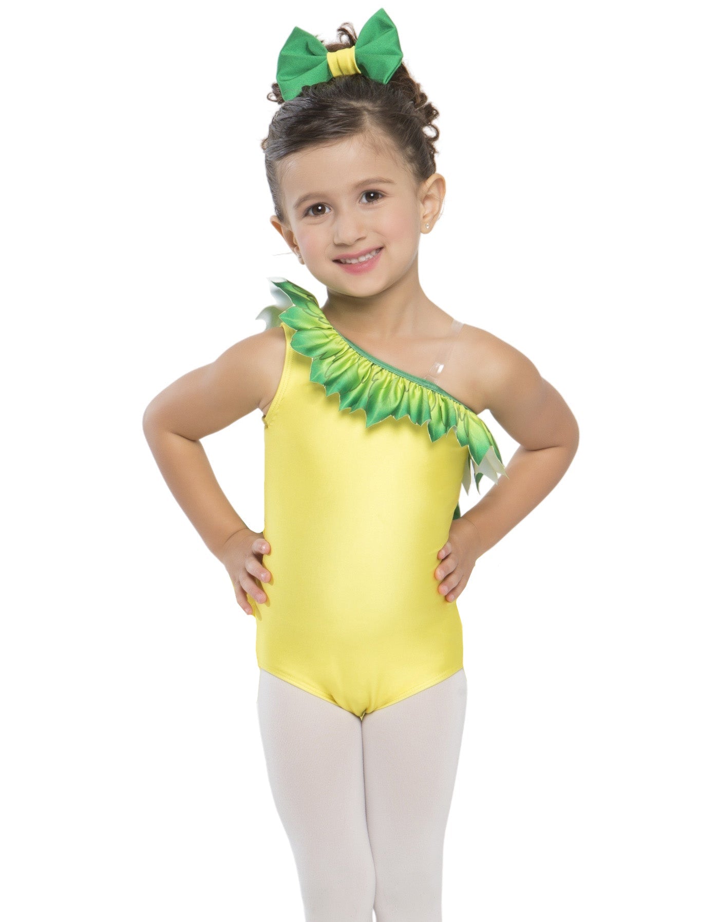 Little Seed Grow Pixie One Shoulder with Ruffle Leotard
