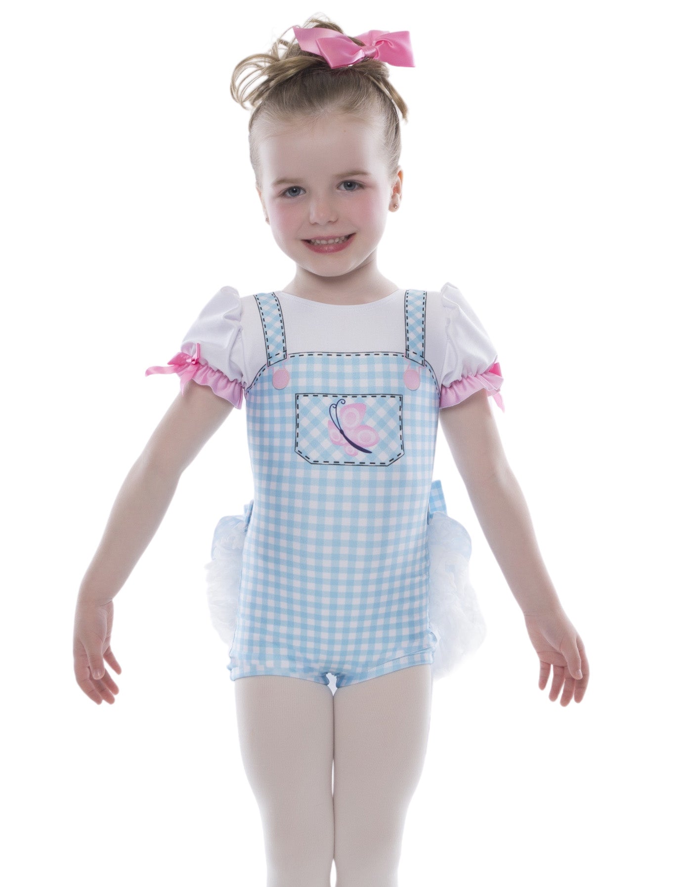 Butterfly Buddies Gingham Pettibustle with Top Skirt