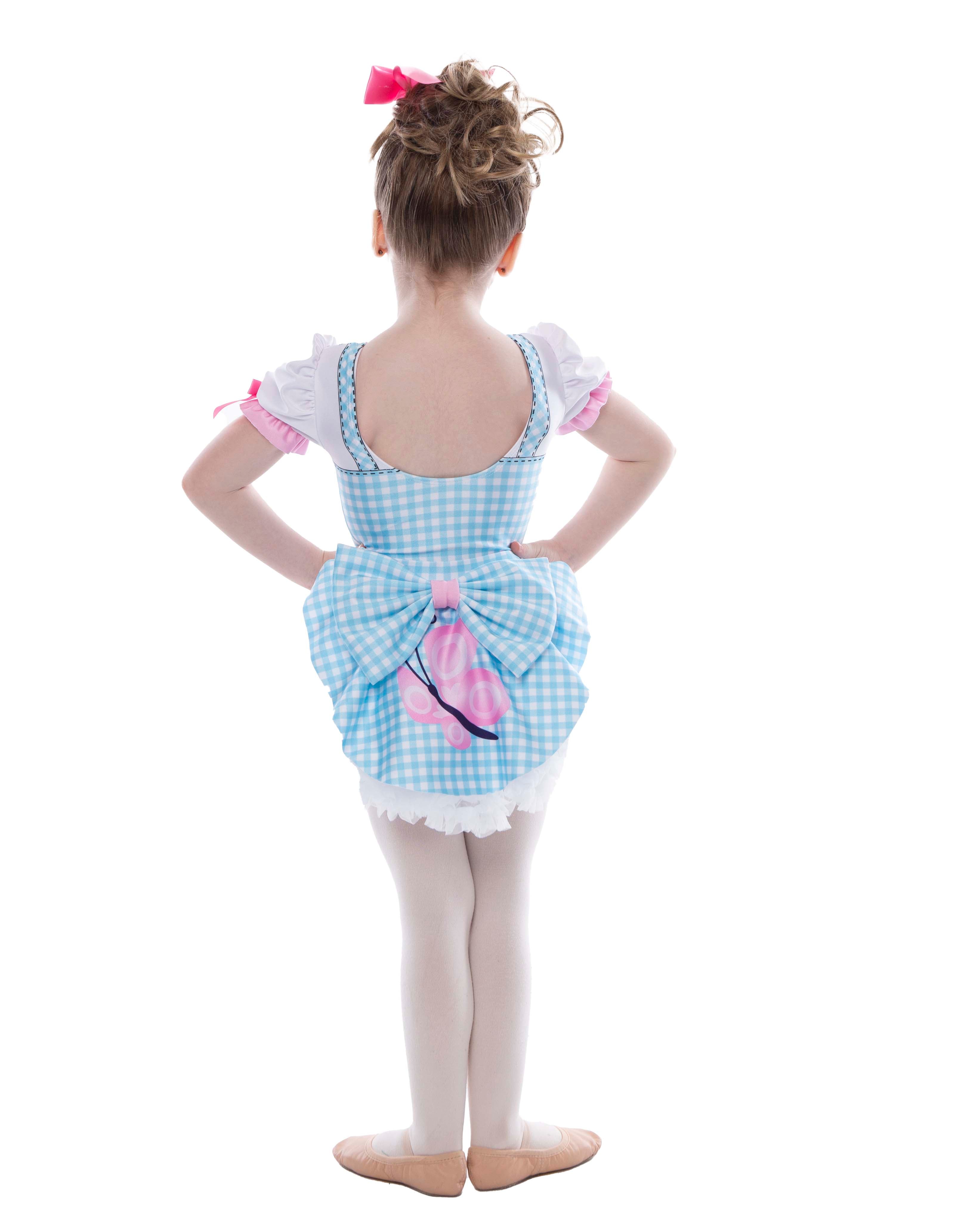 Butterfly Buddies Gingham Pettibustle with Top Skirt