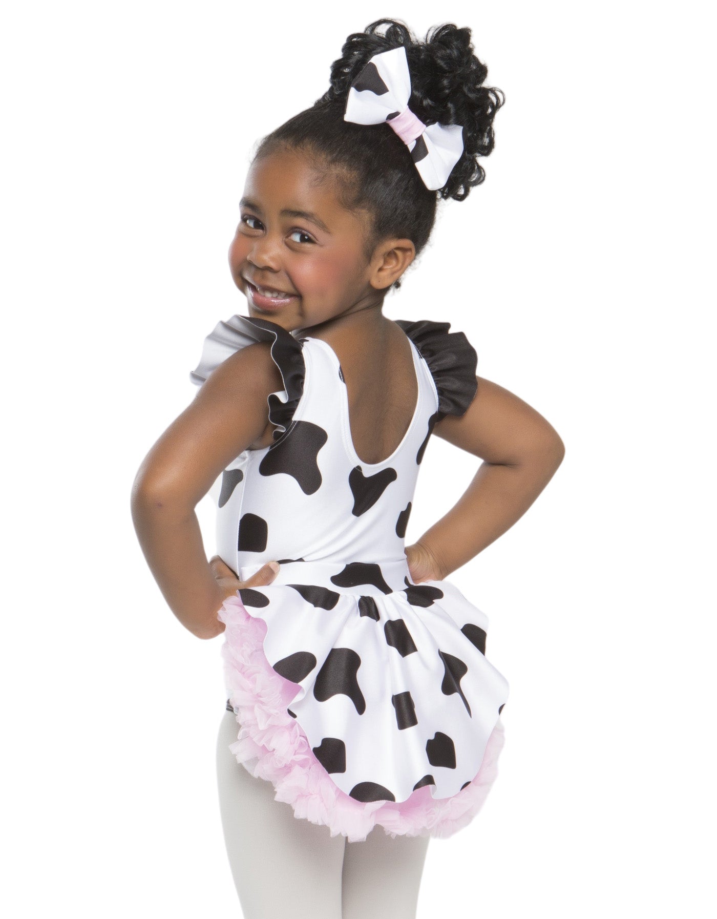 Barnyard Ballet Cow Pettibustle with Top Skirt
