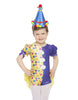 Circus Clown Pettibustle with Top Skirt