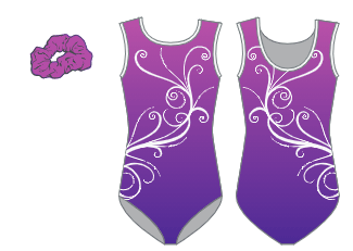 Vaughan Gym Performance Suit w/Scrunchie - Hamilton Theatrical