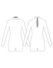 Custom Inked Lycra LS Tneck Keyhole Back Biketard - Hamilton Theatrical
