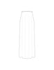 Custom Inked Chiffon Half Skirt - Hamilton Theatrical