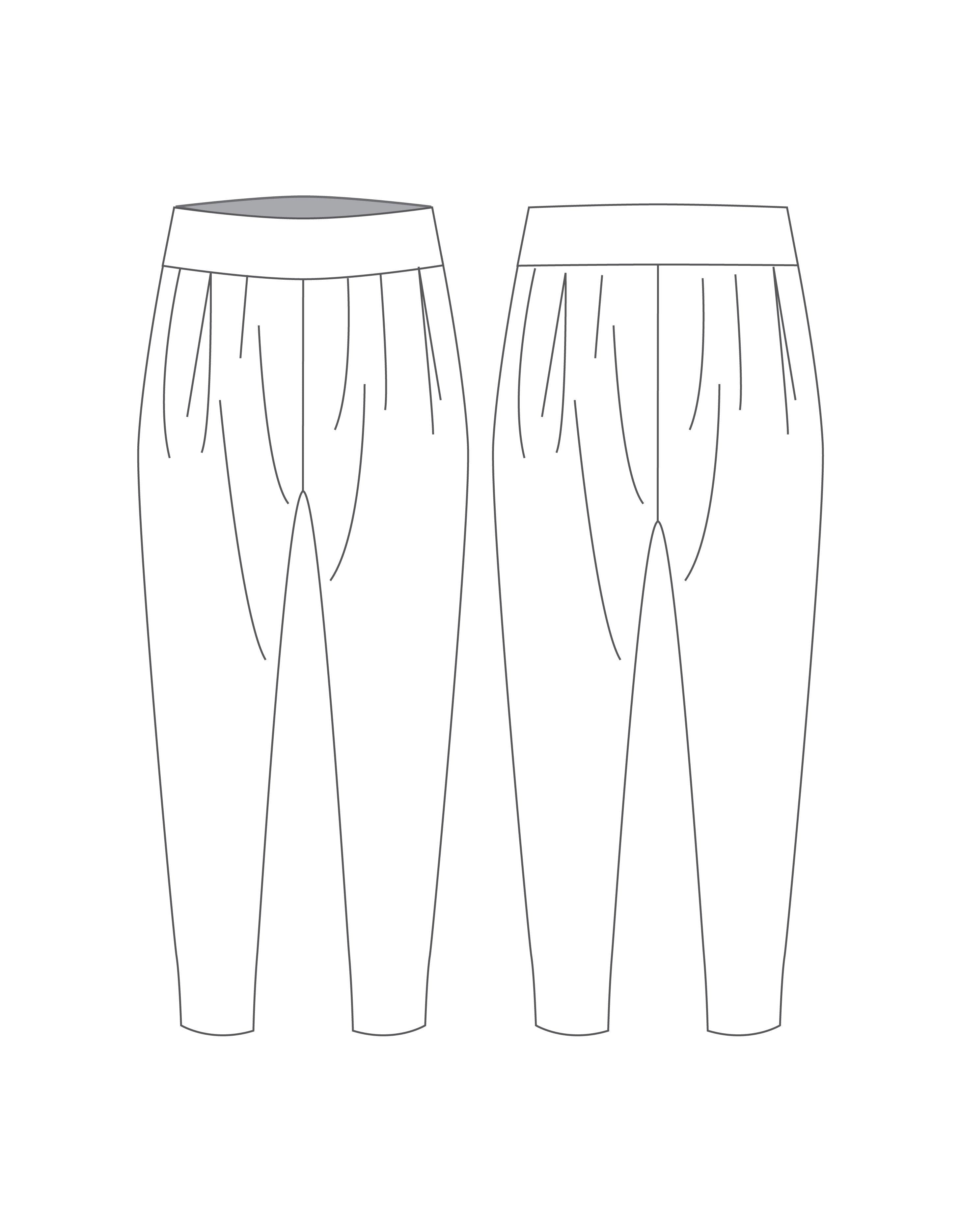 Custom Inked Harem Pants - Hamilton Theatrical