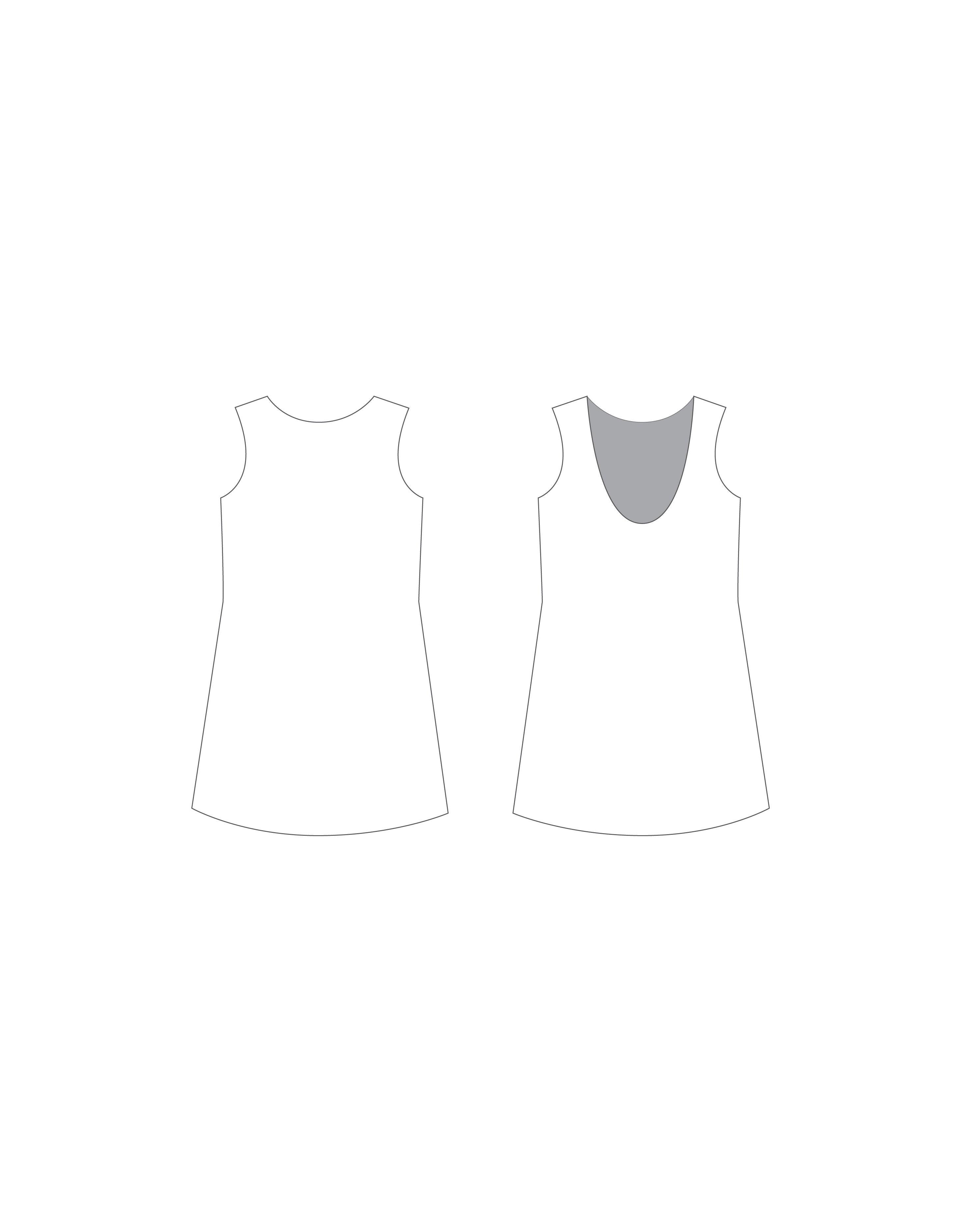 Custom Inked Minis Lycra Tank Shift Dress - Hamilton Theatrical