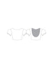 Custom Inked Minis Lycra Puff Sleeve Crop Top - Hamilton Theatrical