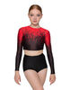 Thorns LS Triangle Back Crop Top - Hamilton Theatrical