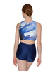 Tidal Wave Sleeveless Crop Top - Hamilton Theatrical