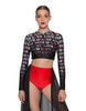 Love is Love LS Triangle Back Crop Top - Hamilton Theatrical