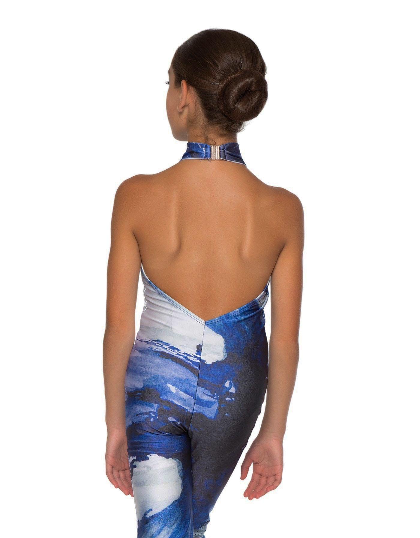 Tidal Wave Halter Unitard - Hamilton Theatrical