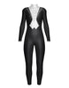 Suits LS Tneck Zipper Back Unitard