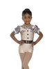 Animal Rescue Puff Sleeve Biketard - Hamilton Theatrical
