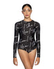 She/Her He/Him LS Open Back Leotard - Hamilton Theatrical